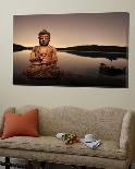 Golden Buddha Lakeside-Jan Lakey-Framed Photographic Print