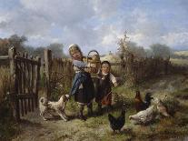 Farmyard Happiness-Jan Mari Henri Ten Kate-Framed Giclee Print