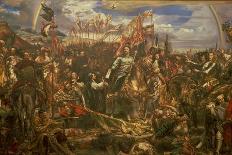 Jean III Sobieski (1629-1696) Send a Message of Victory to the Pope Innocent XI after the Vienna Ba-Jan Matejko-Giclee Print