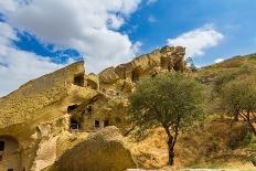 Guard house on border between Georgia and Azerbaijan near David Gareji Monastery, Udabno-Jan Miracky-Photographic Print