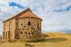 House in mountains near Ushguli, Svaneti mountains, Caucasian mountains-Jan Miracky-Photographic Print