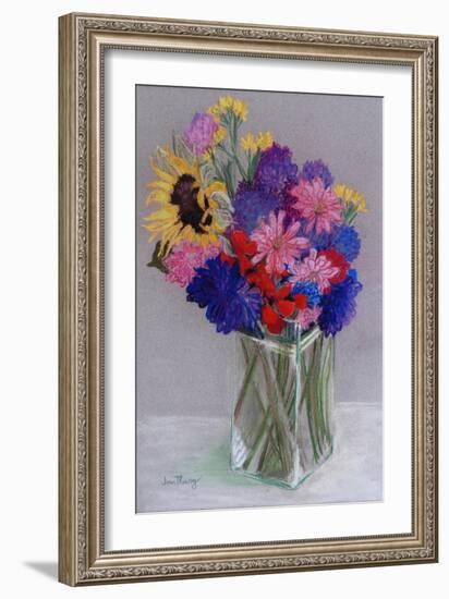 Jan's Flowers, 2010-Joan Thewsey-Framed Giclee Print