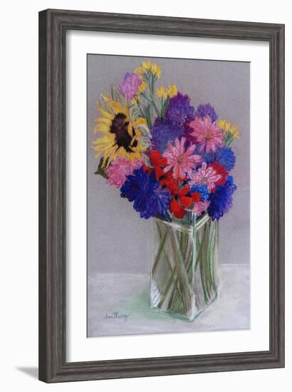 Jan's Flowers, 2010-Joan Thewsey-Framed Giclee Print