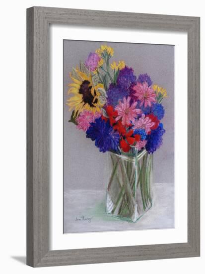 Jan's Flowers, 2010-Joan Thewsey-Framed Giclee Print