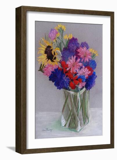 Jan's Flowers, 2010-Joan Thewsey-Framed Giclee Print