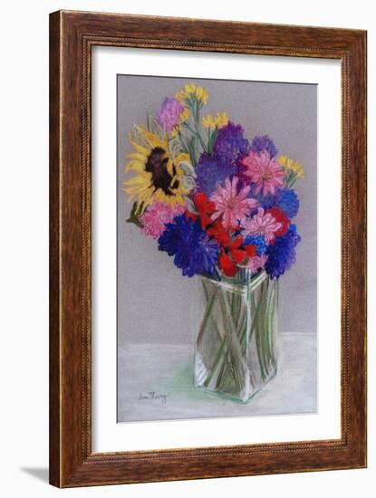 Jan's Flowers, 2010-Joan Thewsey-Framed Giclee Print