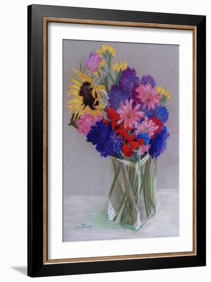 Jan's Flowers, 2010-Joan Thewsey-Framed Giclee Print