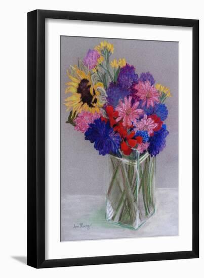 Jan's Flowers, 2010-Joan Thewsey-Framed Giclee Print