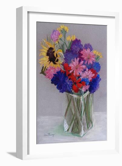 Jan's Flowers, 2010-Joan Thewsey-Framed Giclee Print
