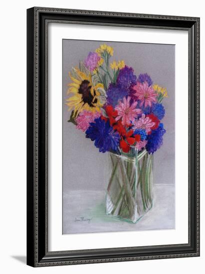 Jan's Flowers, 2010-Joan Thewsey-Framed Giclee Print