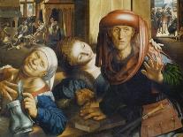 The calling of Saint Matthew-Jan Sanders van Hemessen-Giclee Print