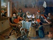 Cheerful Party (The Family of the Painter), about 1657-Jan Havicksz. Steen-Giclee Print