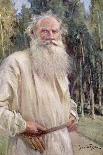 Leo Tolstoy Russian Novelist in Old Age-Jan Styka-Framed Photographic Print
