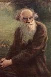 Portrait of the Author Leo N. Tolstoy (1828-191), 1910-Jan Styka-Giclee Print