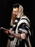 Rabbi with Tefillin-Jan Styka-Giclee Print