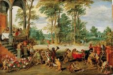 Gathering Apples, 1630S-Jan Brueghel the Younger-Framed Giclee Print