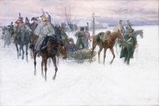 Napoleon Retreating from Moscow-Jan Van Chelminski-Giclee Print