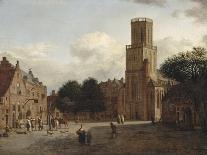 Place et église Saint-Victor à Xanten (Allemagne)-Jan Van Der Heyden-Giclee Print
