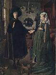 Portrait of a Man with Carnation and the Order of Saint Anthony-Jan van Eyck-Framed Giclee Print