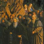 The Hermits Guided by St. Christopher from the right Side of the Ghent Altarpiece, 1432 (Oil on Pan-Jan van Eyck-Giclee Print