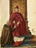 Venetian Senator Wearing "Dogalina", Formal Robe with Wide Sleeves-Jan van Grevenbroeck-Giclee Print