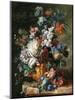 Jan van Huysum, Bouquet of Flowers in an Urn-Dutch Florals-Mounted Art Print