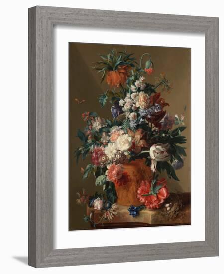 Jan van Huysum, Vase of Flowers-Dutch Florals-Framed Art Print