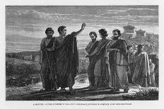 Aristotle Leaving Athens with His Followers Having Been Wrongly Accused of Impiety-Jan Verhas-Art Print