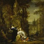 The Spoils of a Hunt with a Hunt Servant and a Black Page Holding a Bay, 1700-Jan Weenix-Giclee Print