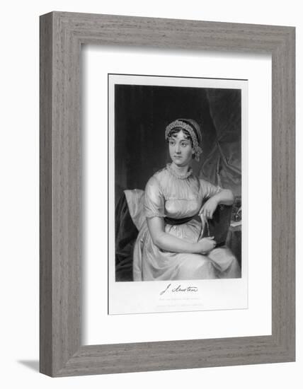 Jane Austen English Novelist-null-Framed Photographic Print