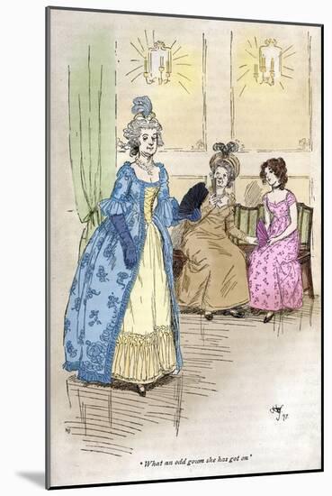 Jane Austen ' Northanger Abbey'-Hugh Thomson-Mounted Giclee Print