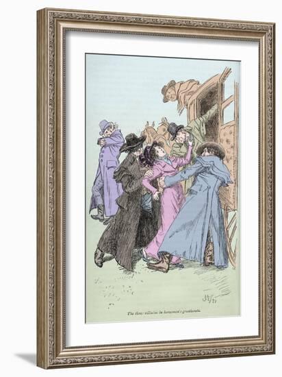 Jane Austen - Northanger Abbey-Hugh Thomson-Framed Giclee Print