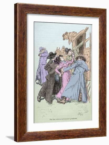 Jane Austen - Northanger Abbey-Hugh Thomson-Framed Giclee Print