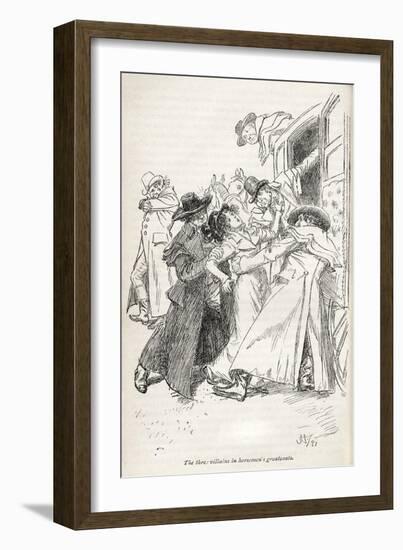 Jane Austen' s novel ' Northanger Abbey' --Hugh Thomson-Framed Giclee Print