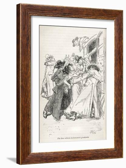 Jane Austen' s novel ' Northanger Abbey' --Hugh Thomson-Framed Giclee Print