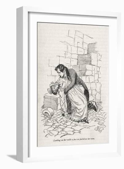 Jane Austen' s novel ' Persuasion' --Hugh Thomson-Framed Giclee Print