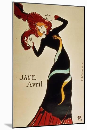 Jane Avril 1899-Henri de Toulouse-Lautrec-Mounted Giclee Print