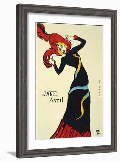 Jane Avril, 1899-Henri de Toulouse-Lautrec-Framed Giclee Print