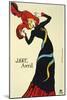 Jane Avril, 1899-Henri de Toulouse-Lautrec-Mounted Giclee Print