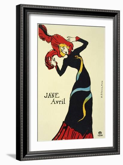 Jane Avril, 1899-Henri de Toulouse-Lautrec-Framed Giclee Print