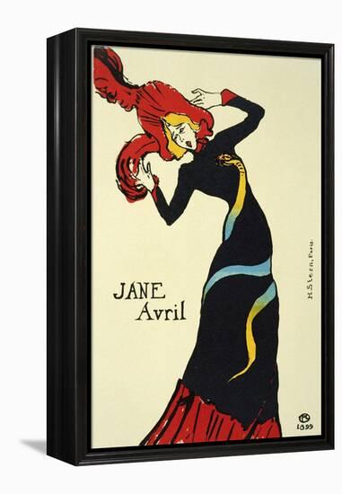 Jane Avril, 1899-Henri de Toulouse-Lautrec-Framed Premier Image Canvas