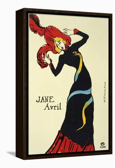 Jane Avril, 1899-Henri de Toulouse-Lautrec-Framed Premier Image Canvas