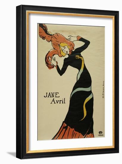 Jane Avril, 1899-Mary Cassatt-Framed Giclee Print