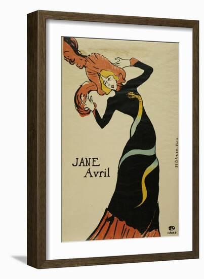 Jane Avril, 1899-Mary Cassatt-Framed Premium Giclee Print