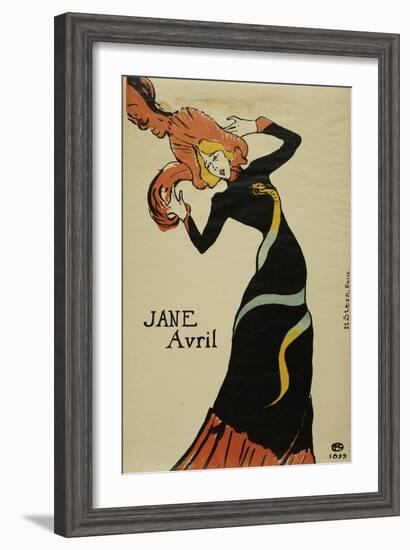 Jane Avril, 1899-Mary Cassatt-Framed Giclee Print