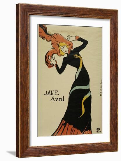 Jane Avril, 1899-Mary Cassatt-Framed Giclee Print