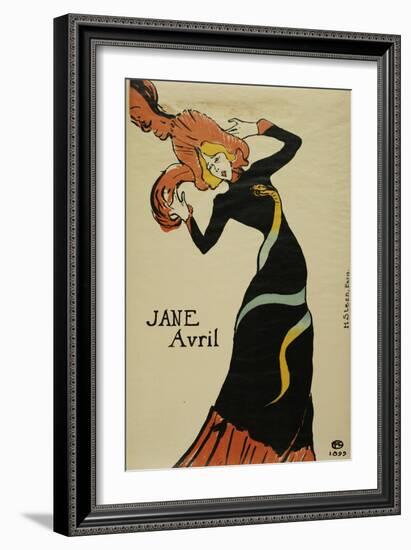 Jane Avril, 1899-Mary Cassatt-Framed Giclee Print