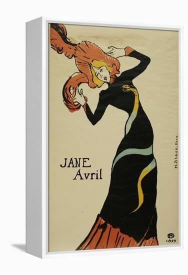 Jane Avril, 1899-Mary Cassatt-Framed Premier Image Canvas