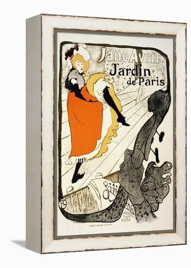 Jane Avril at the Jardin De Paris, 1893-Henri de Toulouse-Lautrec-Framed Premier Image Canvas