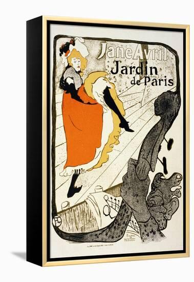 Jane Avril at the Jardin De Paris, 1893-Henri de Toulouse-Lautrec-Framed Premier Image Canvas